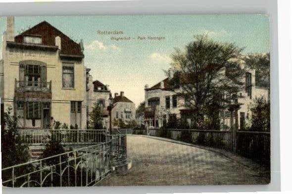 Rotterdam Wagnerhof Park Honingen, Ophalen of Verzenden, Voor 1920, Ongelopen, Zuid-Holland