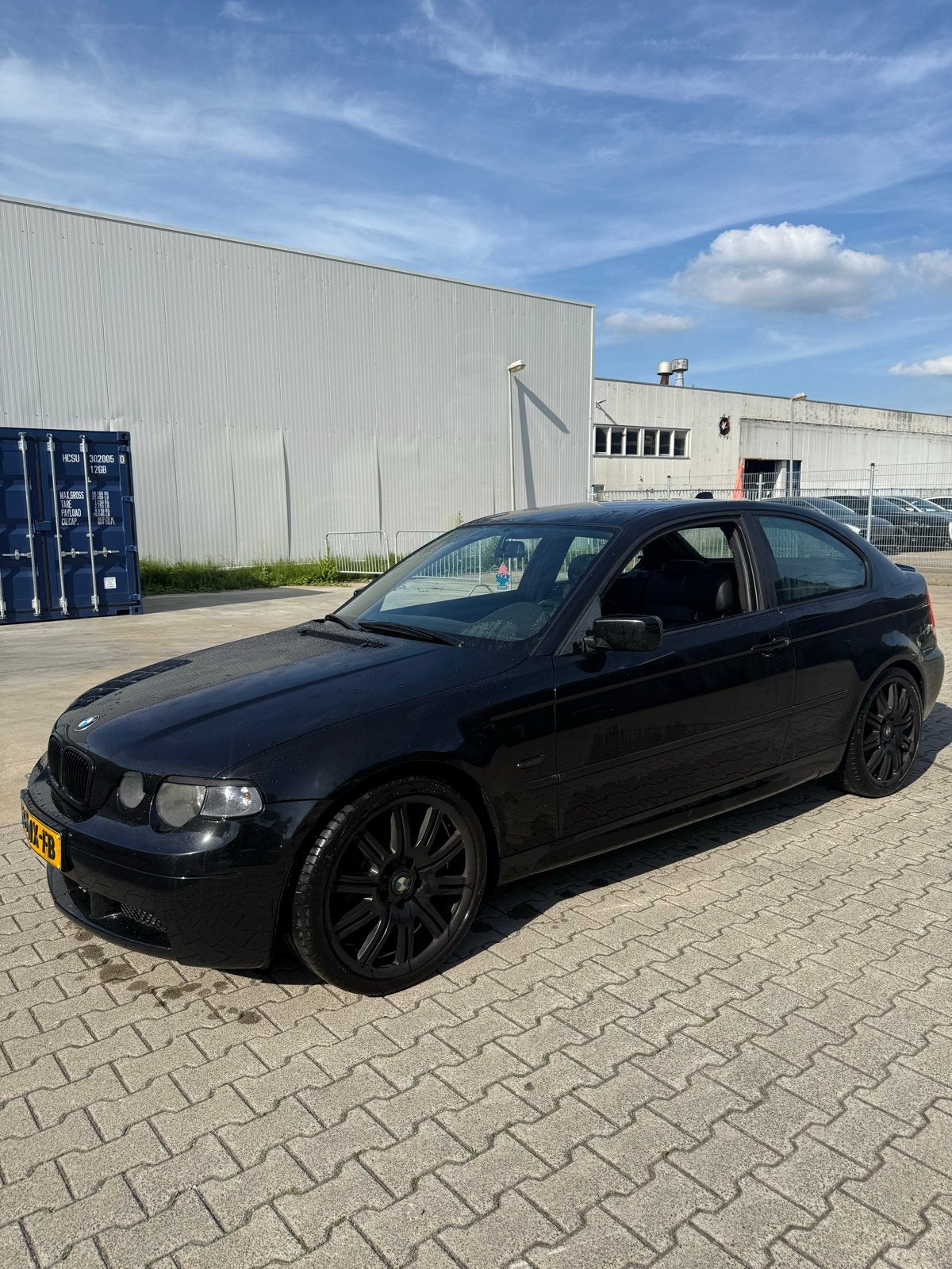 BMW 3-Serie 2.0 TI 318 Compact 2004 M Pakket, Auto's, BMW, Achterwielaandrijving, 1995 cc, Zwart, Zwart