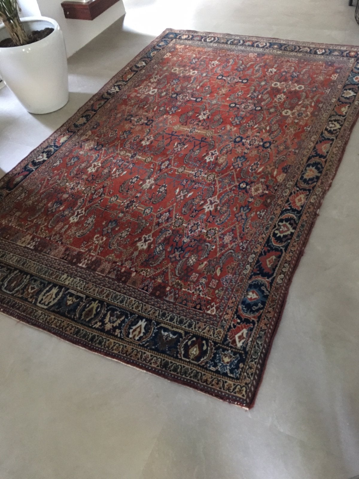 PERZISCHE TAPIJT - handgeknoopt, Ophalen, Gebruikt, Rechthoekig, 200 cm of meer