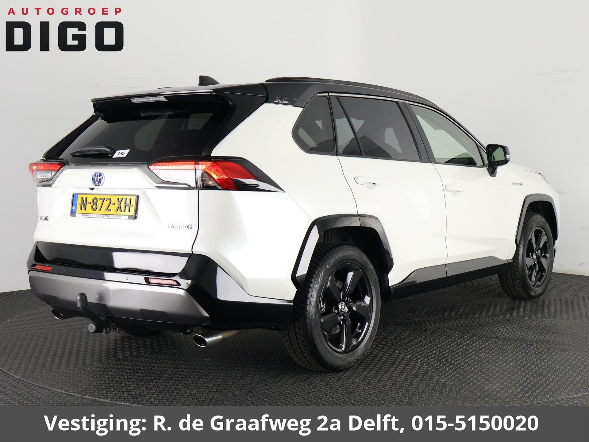 Toyota RAV4 2.5 Hybrid AWD Bi-Tone | 1650 KG trekgewicht | T, Auto's, Automaat, Dealer onderhouden, Gebruikt, 4 cilinders