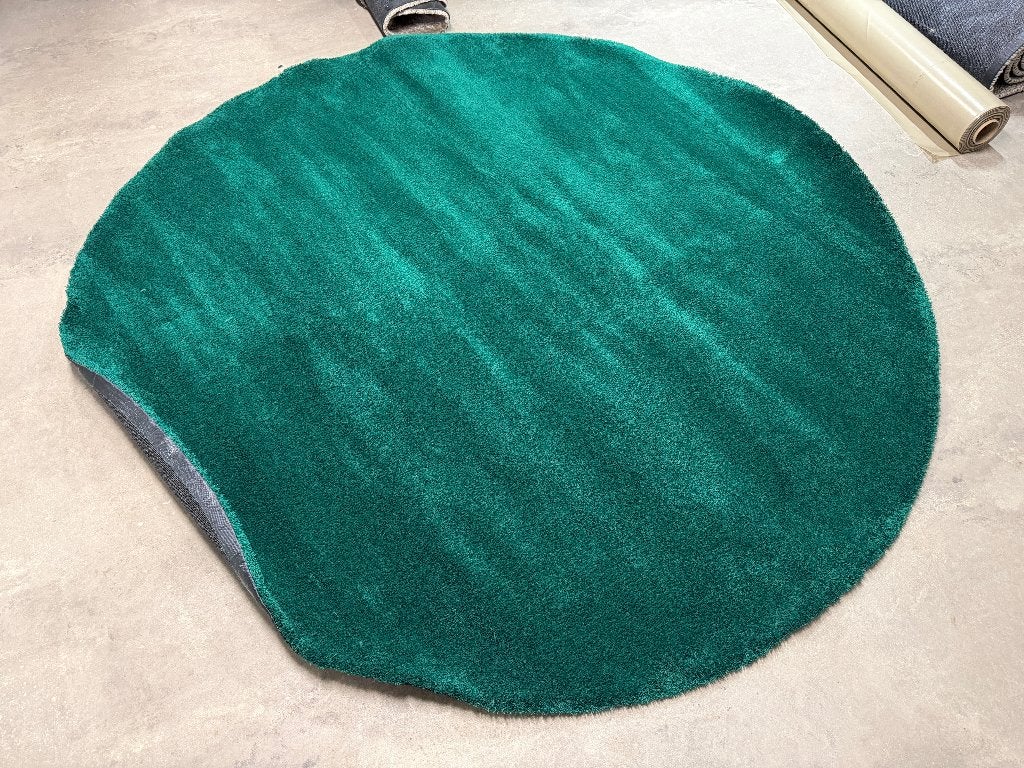 Vloerkleed Brink en Campman Custom Twinset Turquoise 230 cm, Onbekend, Ophalen of Verzenden, Onbekend, Groen