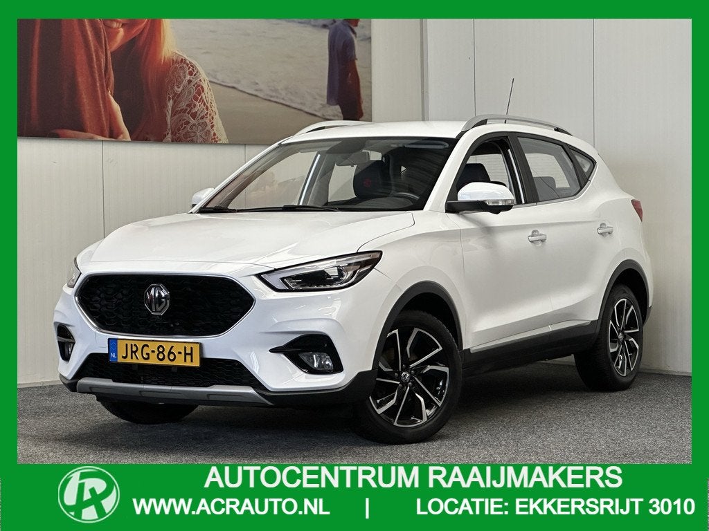 MG ZS 1.5 106 PK LEDER CRUISE CONTROL NAVIGATIE 360 CAMERA A, Auto's, MG, Voorwielaandrijving, Zwart, ZS, Wit