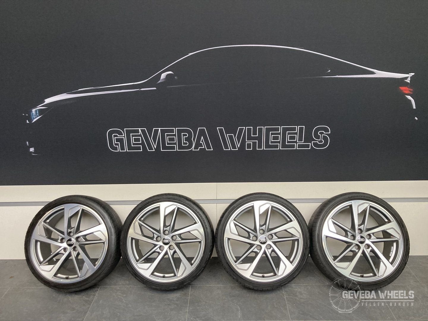 19" originele Audi A3 / S3 8P 8V 8Y velgen + banden 5x112, 19 inch, Gebruikt, -, -