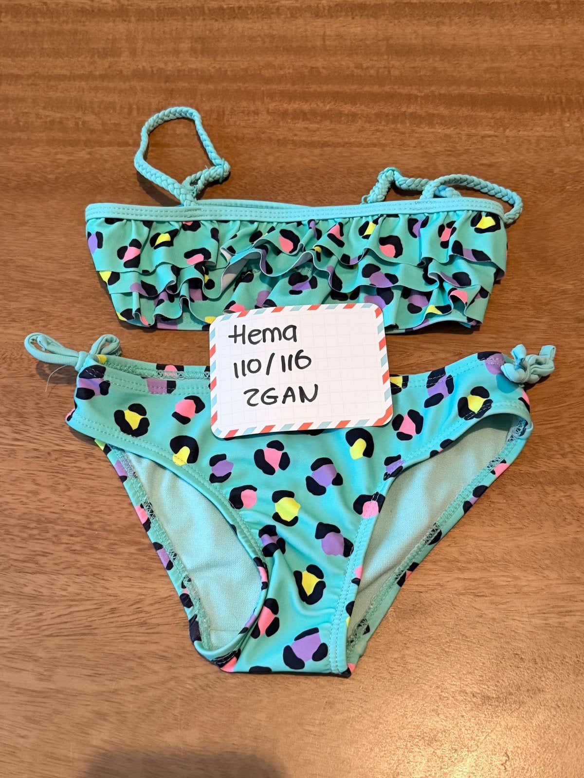 Hema bikini, Kinderen en Baby's, Babykleding | Baby-zwemkleding, Meisje, Overige maten, Ophalen of Verzenden, Zo goed als nieuw