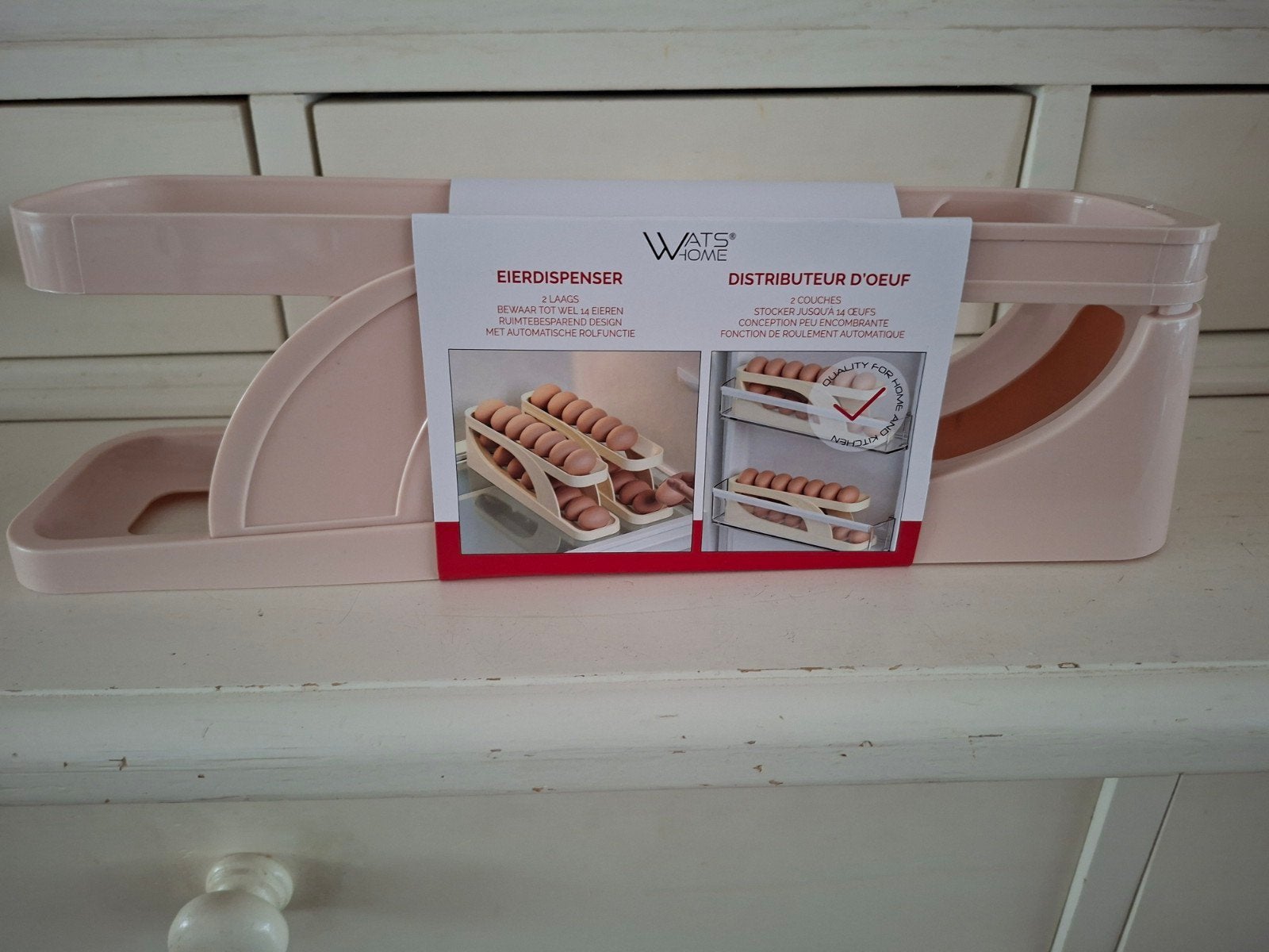 Wats Home koelkast Eierdispenser - 2 Laags, Overige typen, Kunststof, Nieuw, Ophalen of Verzenden
