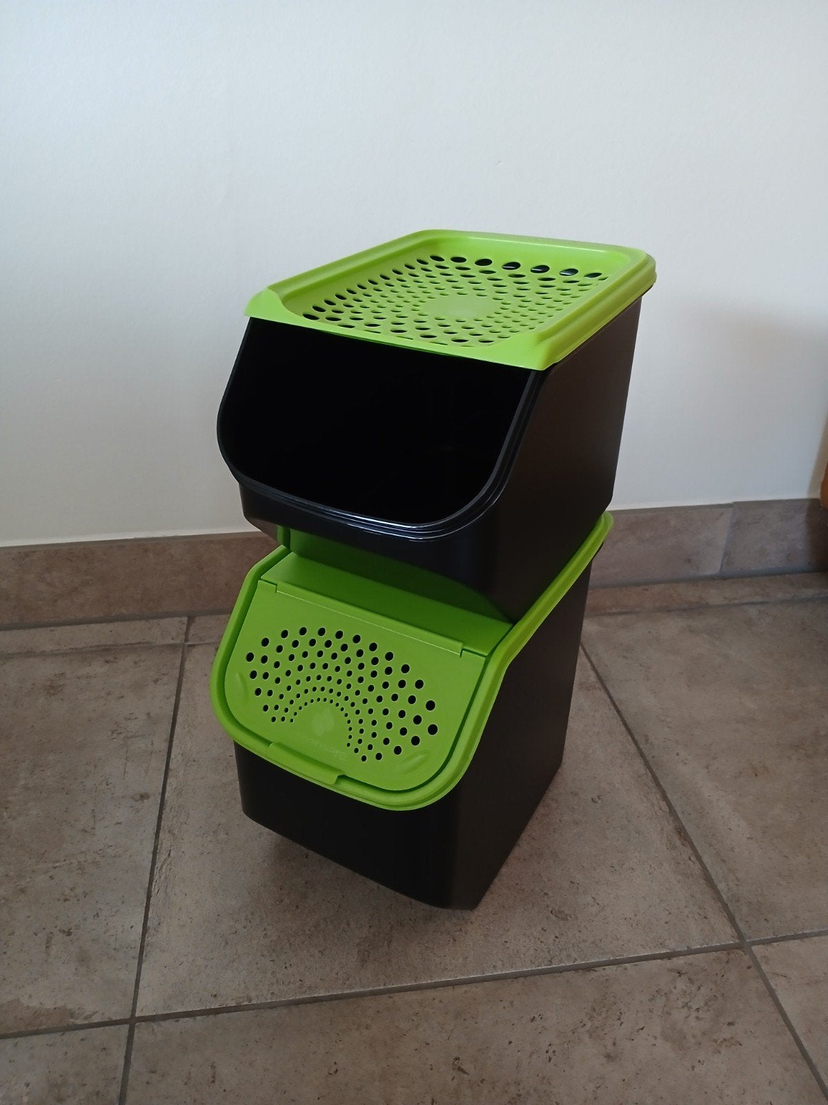 Tupperware aardappelen/uien smart. aardappel/uien/groentebak, Overige typen, Ophalen of Verzenden, Zo goed als nieuw, Groen