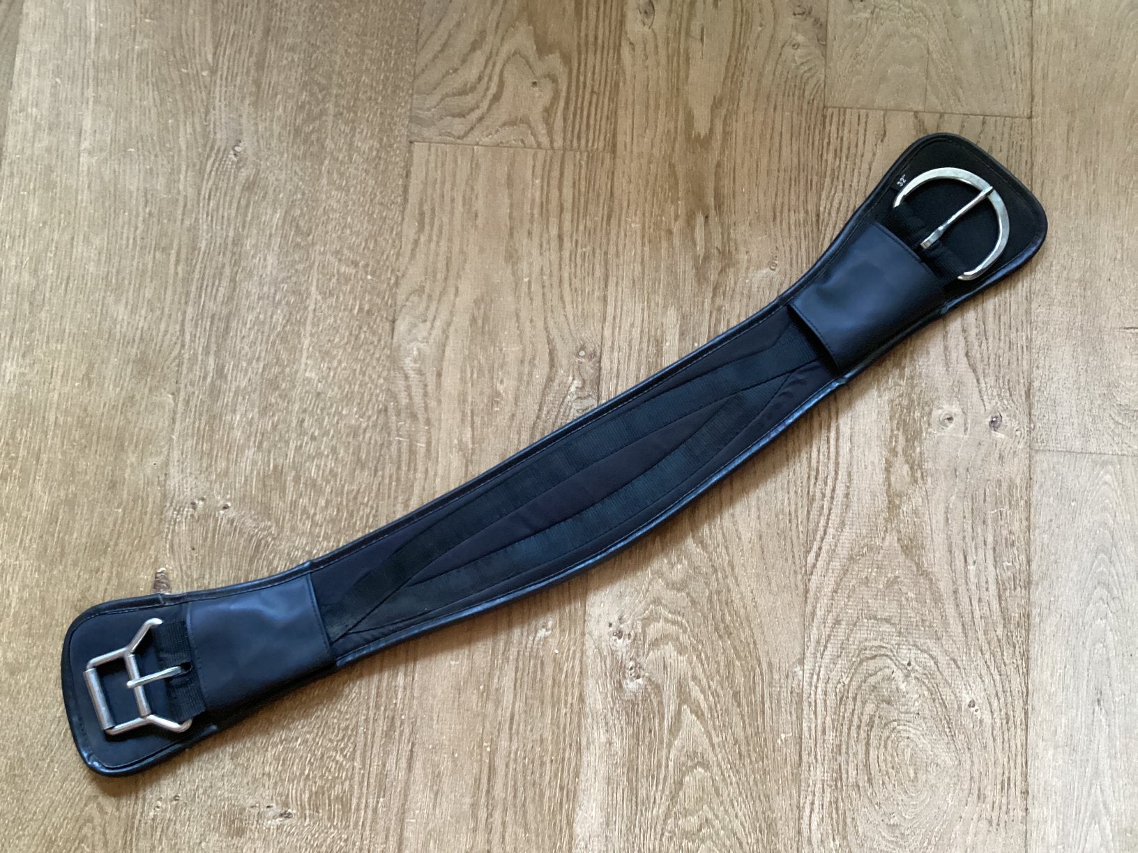 Westernsingel western singel 32 inch zwart gel, Dieren en Toebehoren, Ophalen, Gebruikt, Zwart, Singel