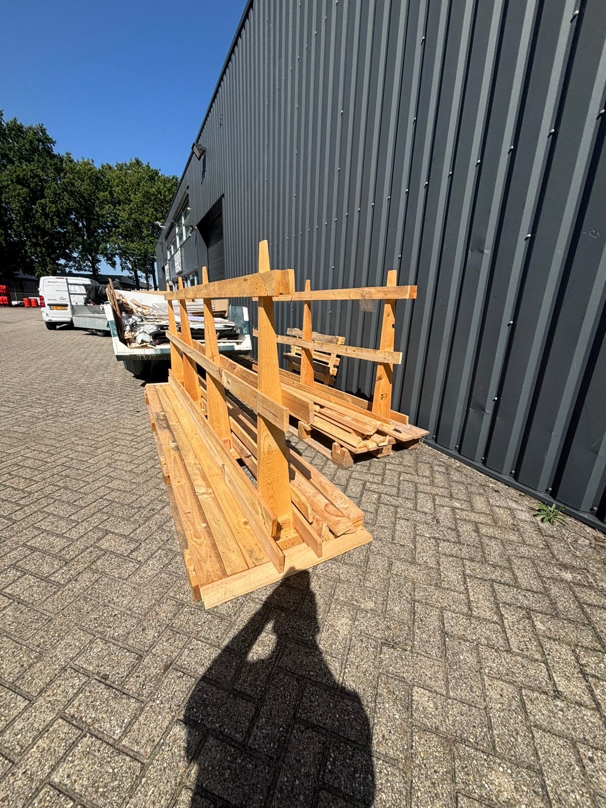Bok pallets 2 stuks, Doe-het-zelf en Verbouw, Ophalen, Zo goed als nieuw, 50 mm of meer, Pallet