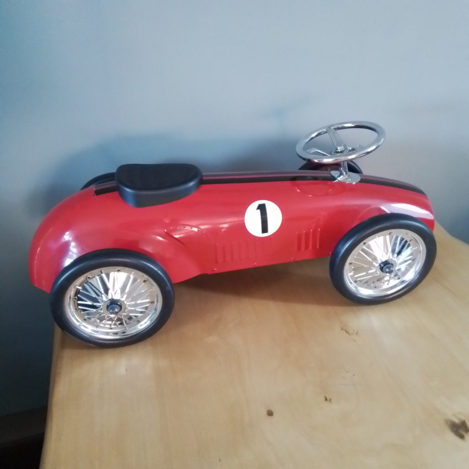 retro roller loopwagen metaal, Ophalen, Zo goed als nieuw, Loopvoertuig