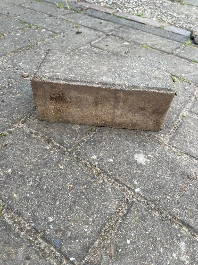 Betonklinker 10x20x8, Tuin en Terras, Tegels en Klinkers, Ophalen, Zo goed als nieuw, Beton, Terrastegels