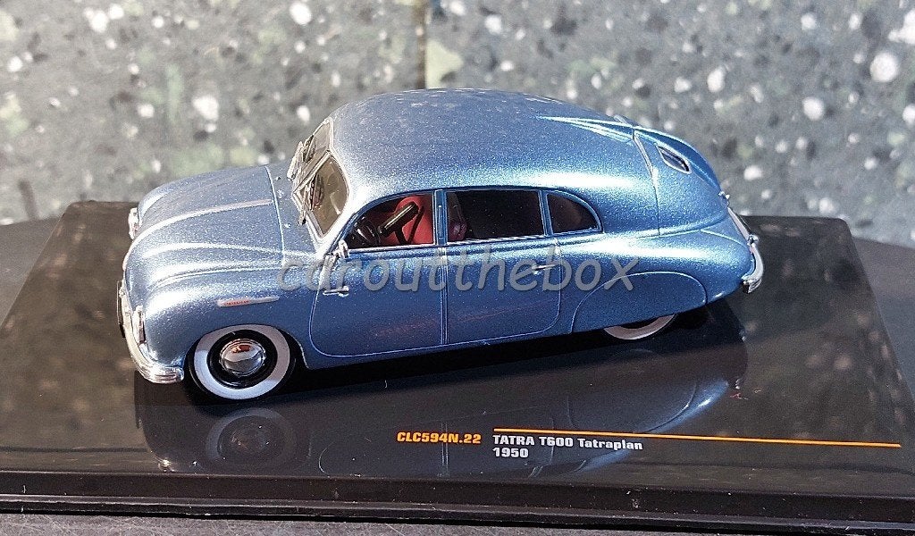 Tatra T600 Tatraplan 1950 grijs 1:43 Ixo V1168, Verzenden, Nieuw, Auto, Overige merken
