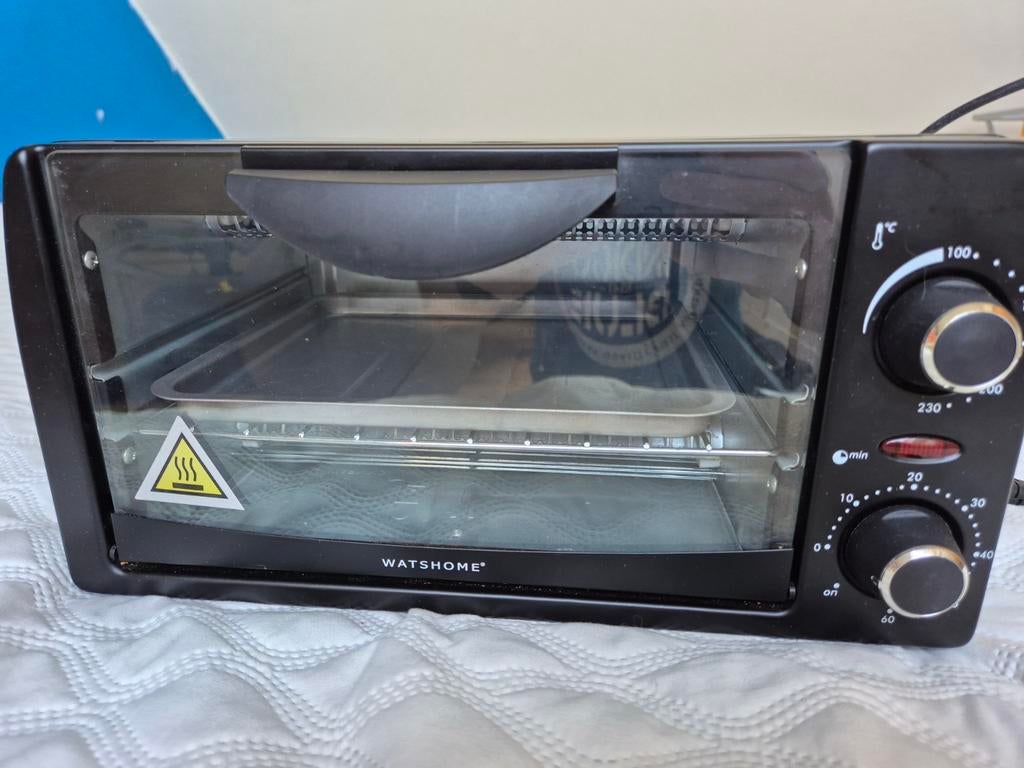Compacte WatsHome Mini Oven - Zo goed als nieuw, Minder dan 45 cm, Minder dan 45 cm, Ophalen of Verzenden, Zo goed als nieuw