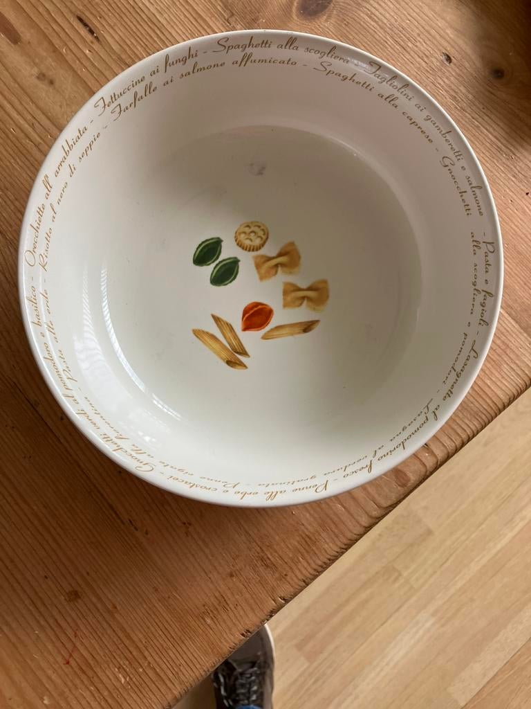 Pasta schaal, Ophalen of Verzenden