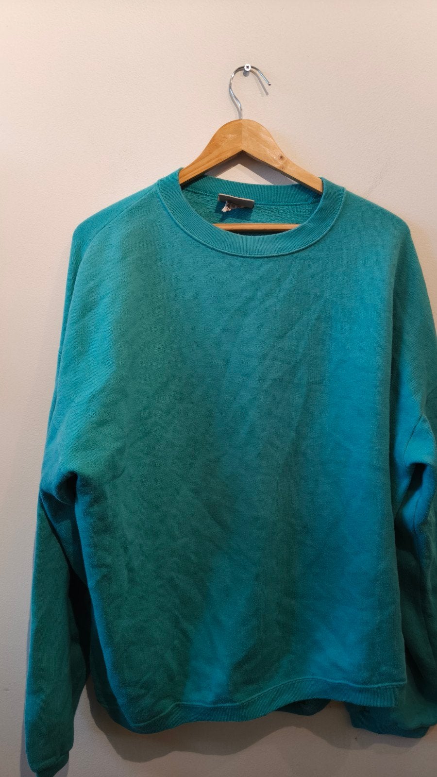 Turquoise sweater, Break, Verzenden, Maat 42/44 (L), Gedragen