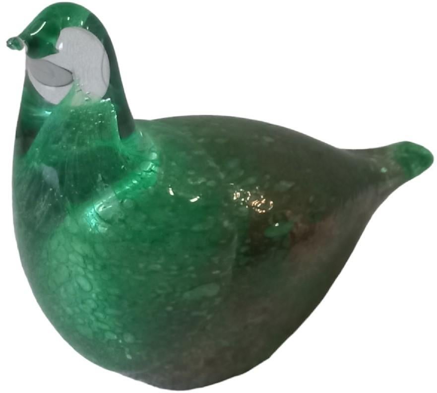 Bosch lapland vogel in glas., Antiek en Kunst, Antiek | Glas en Kristal, Ophalen of Verzenden