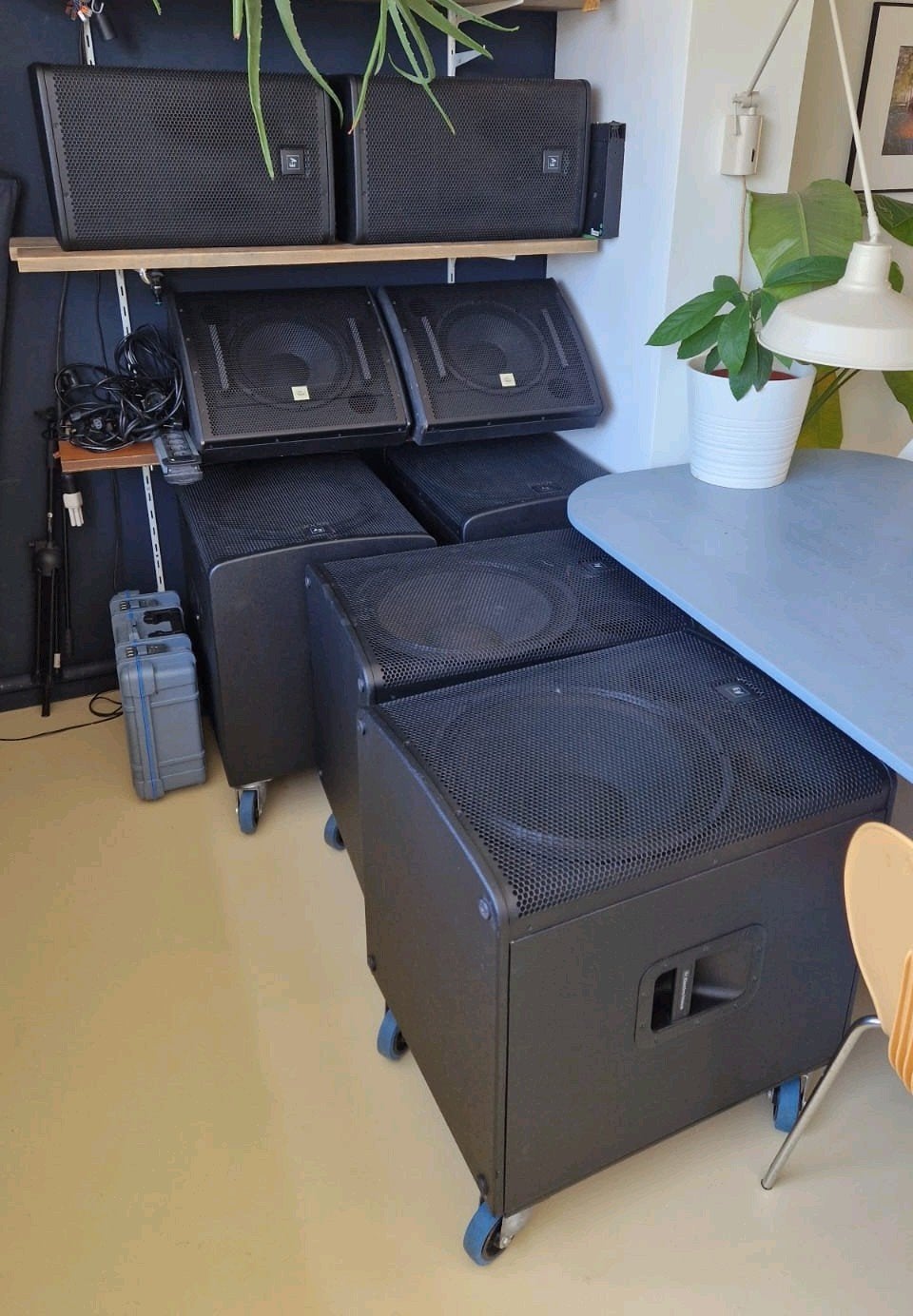 ✅Electrovoice actief PA systeem (ELX) 4 bas 2 top