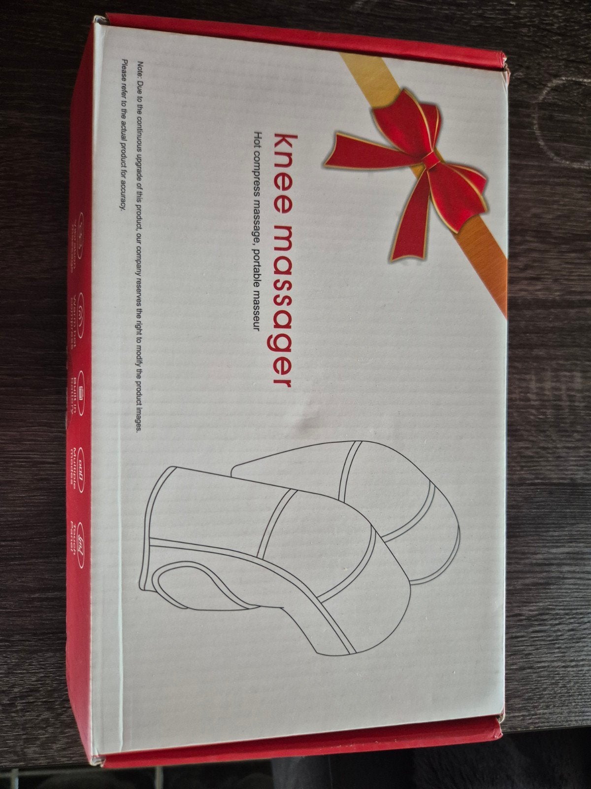 Kniebrace met massage en warmte, Ophalen of Verzenden