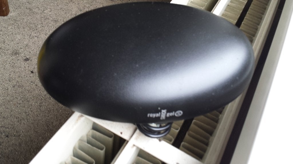 dames fietszadel rok ronde royal shock gel xsenium SR selle, Ophalen, Kunststof, Zo goed als nieuw, Kinderfiets