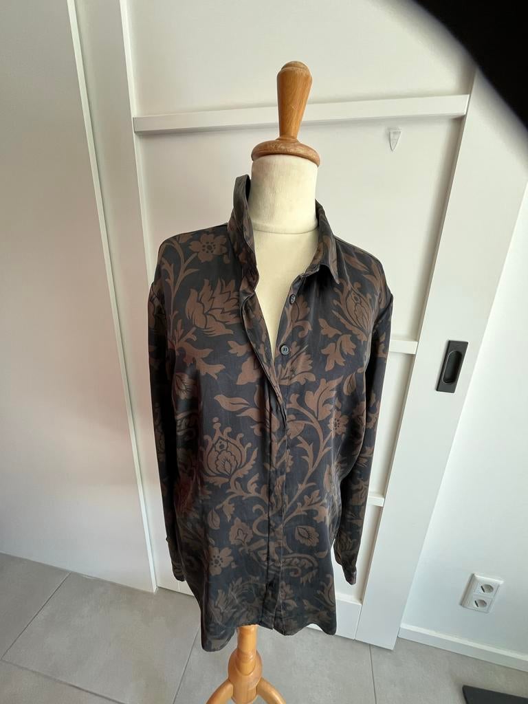 McGregor zijden blouse maat 42, Ophalen of Verzenden, Gedragen, Maat 42/44 (L), Overige kleuren