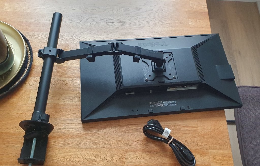 Monitor met houder, Gebruikt, Ophalen of Verzenden, Overige typen, Onbekend