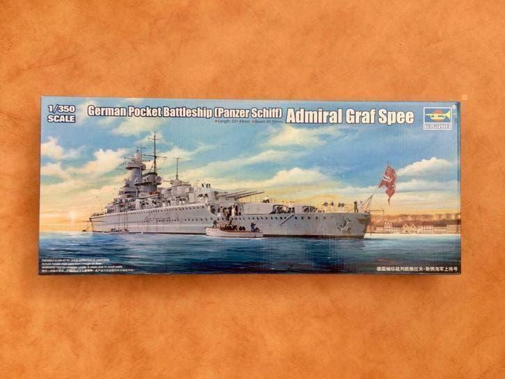 trumpeter 5316 Admiral Graf Spee 1/350 & wood deck pe chain, Verzenden, Nieuw