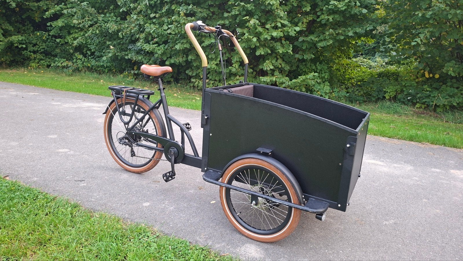 Terra bakfiets met lage kilometerstand, Gebruikt, Elektrisch, 2 kinderen, Schijfrem