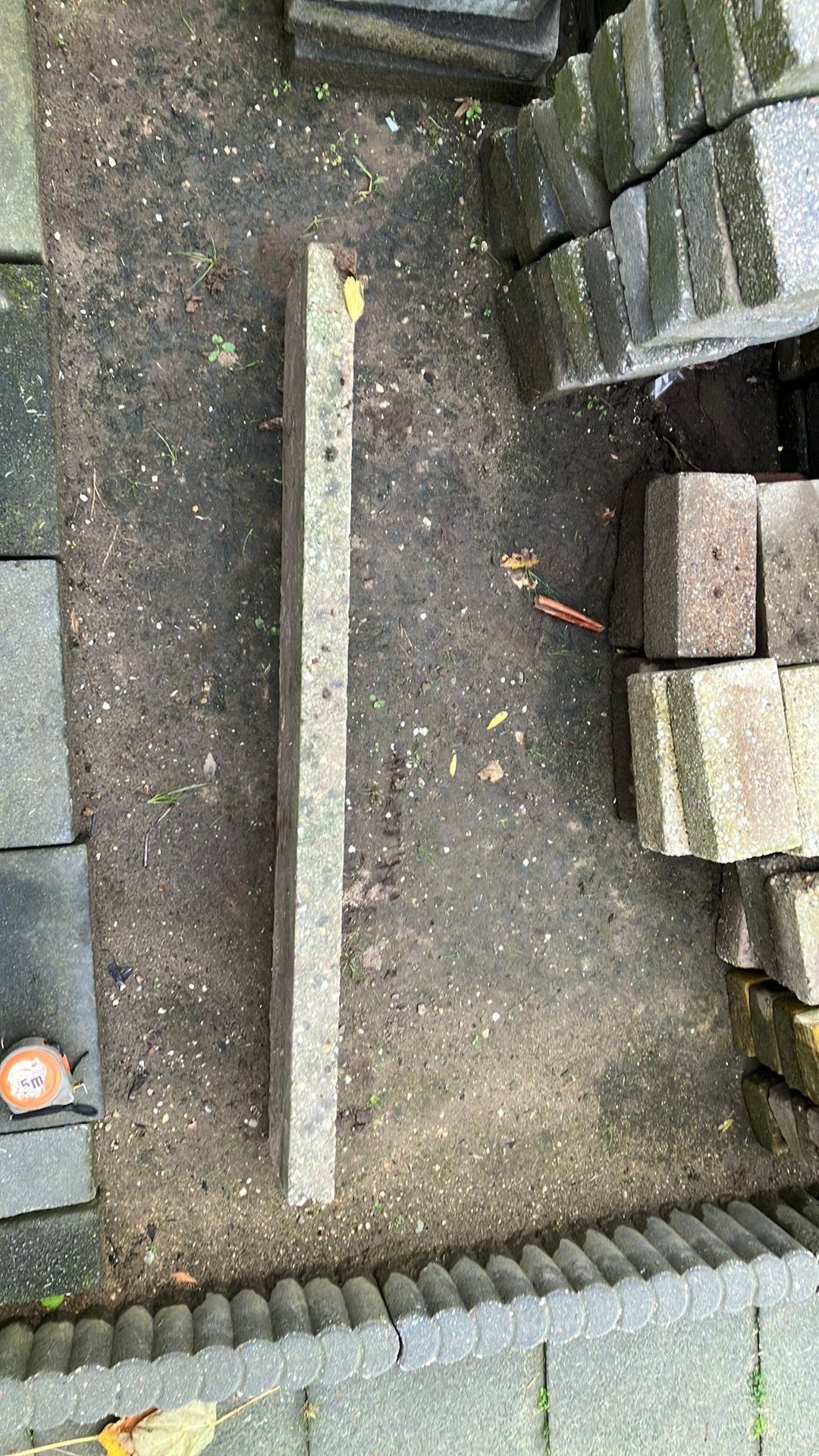 Gratis 5 opsluitbanden 100x15x5 cm, Ophalen, Gebruikt, Overige typen, Minder dan 5 m²
