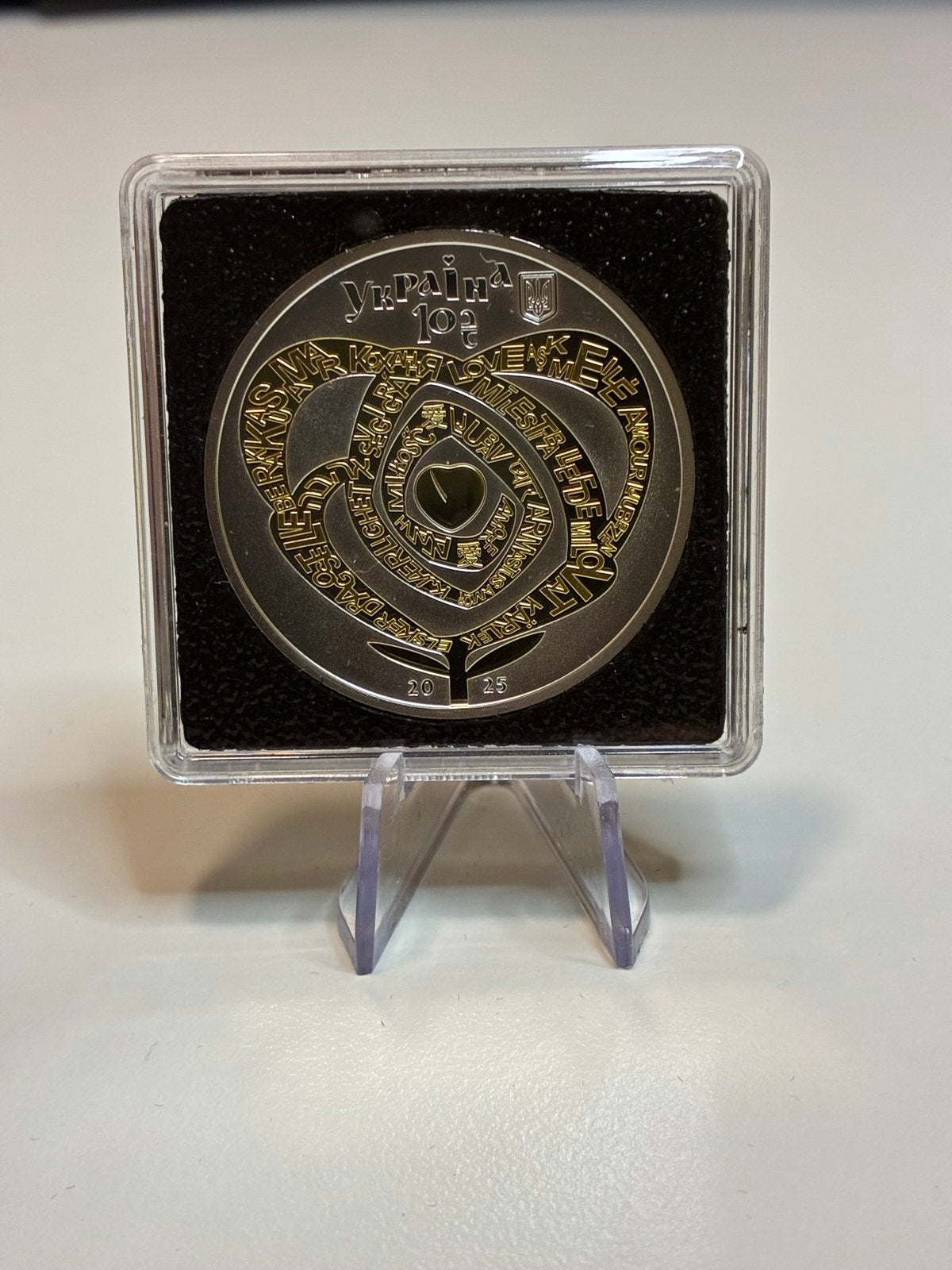 3 Zilveren 1 Oz Munten Liefde Oekraïne 2024/2025, Ophalen, Overige landen, Losse munt, Zilver