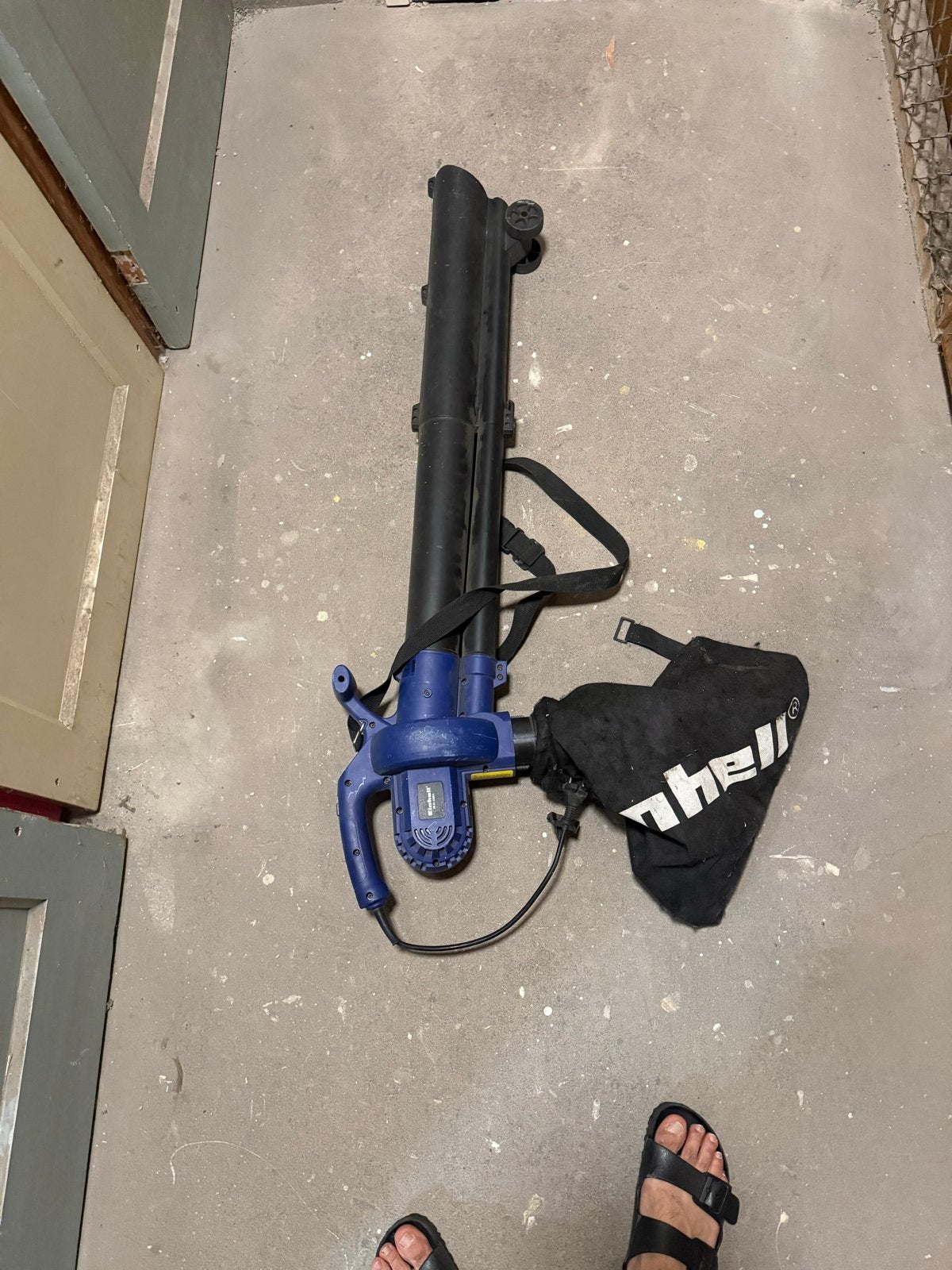 Einhell Elektrische Bladblazer/Bladzuiger met Opvangzak, Gebruikt, Handgedragen, Ophalen of Verzenden, Met opvangzak