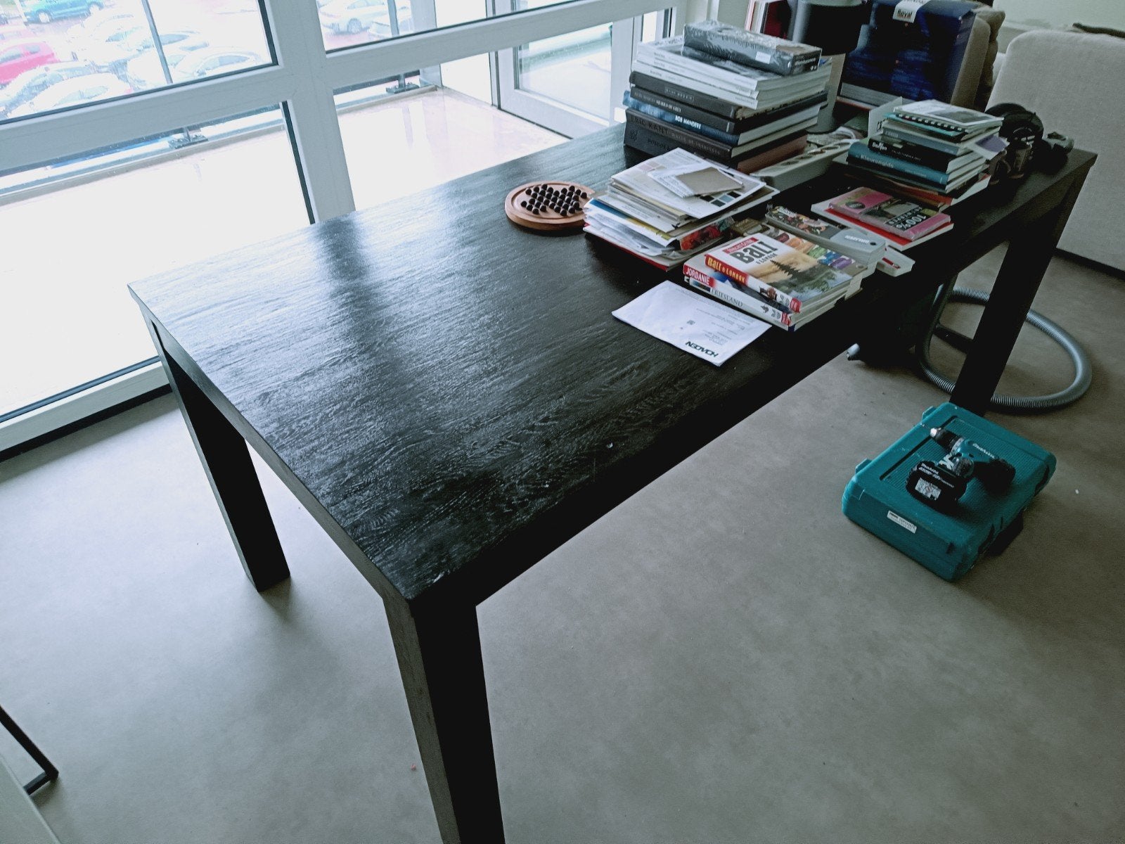 GRATIS eettafel, Huis en Inrichting, Tafels | Eettafels, Ophalen, Gebruikt, 50 tot 100 cm, 150 tot 200 cm