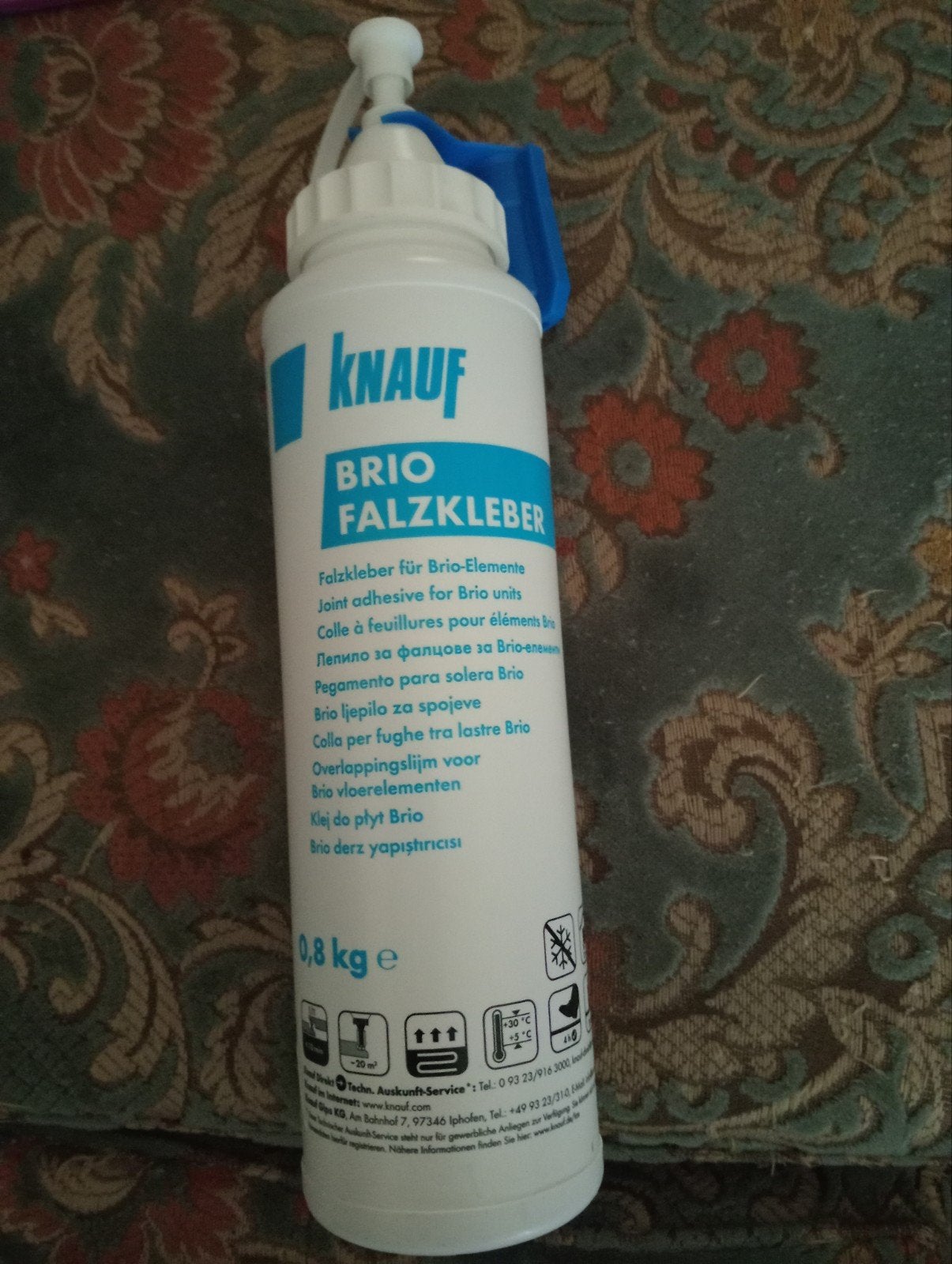 Knauf falzkleber 0.8 kg, Ophalen