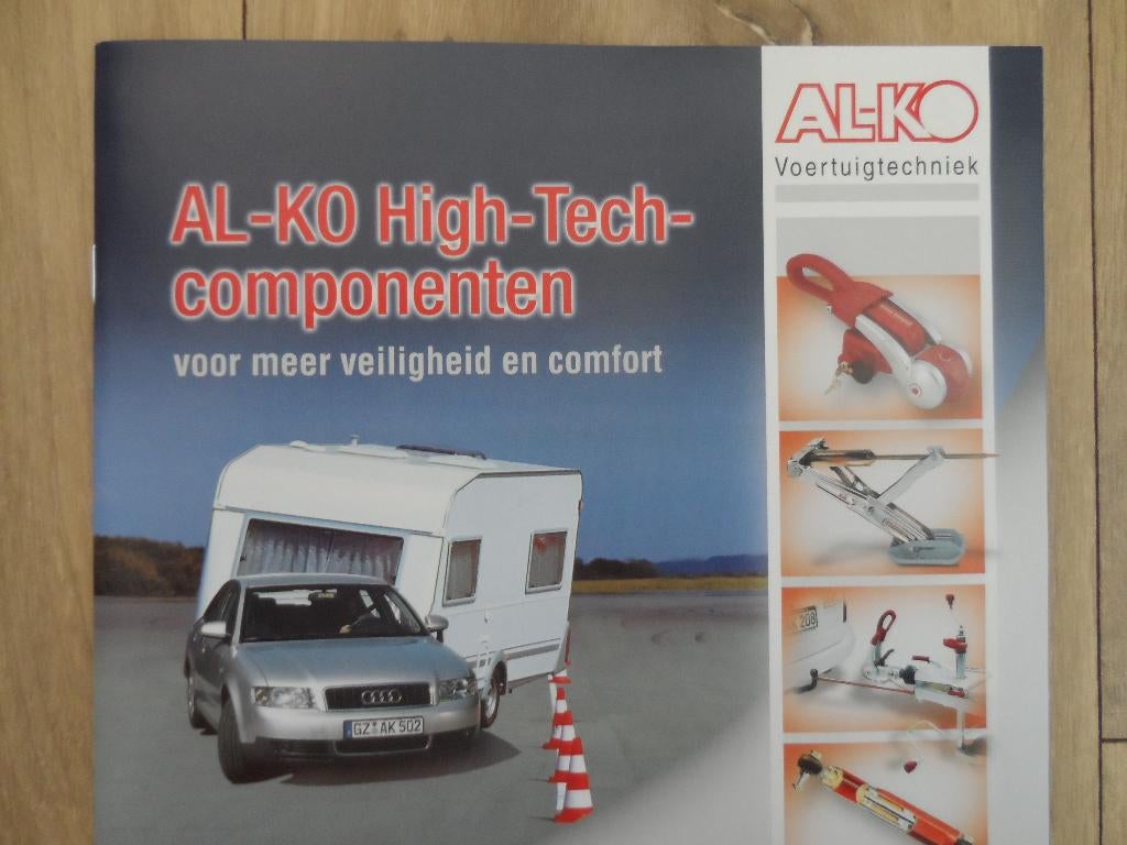 Folder AL-KO componenten, ALKO voertuigtechniek, Ophalen of Verzenden