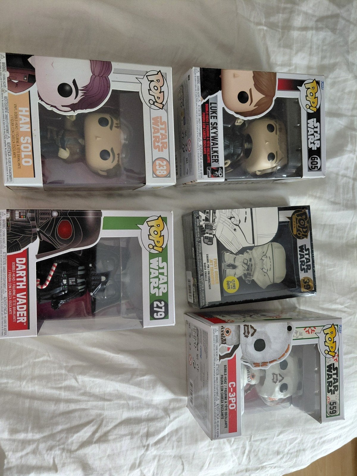 Star Wars Funko Pop! Collectie (5 figuren ), Ophalen, Gebruikt