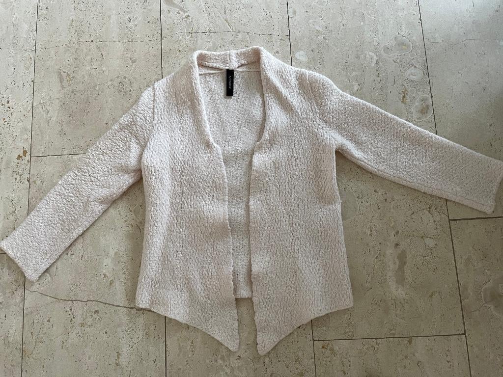 Marccain: leuk off-white vest/jasje maat S, Verzenden, Wit, Maat 36 (S), Gedragen