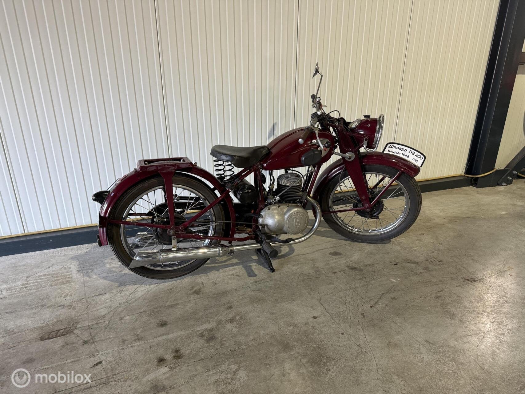 Zündapp DB 200 oldtimer zeer uniek, Motoren, Bedrijf, Toermotor, Zündapp