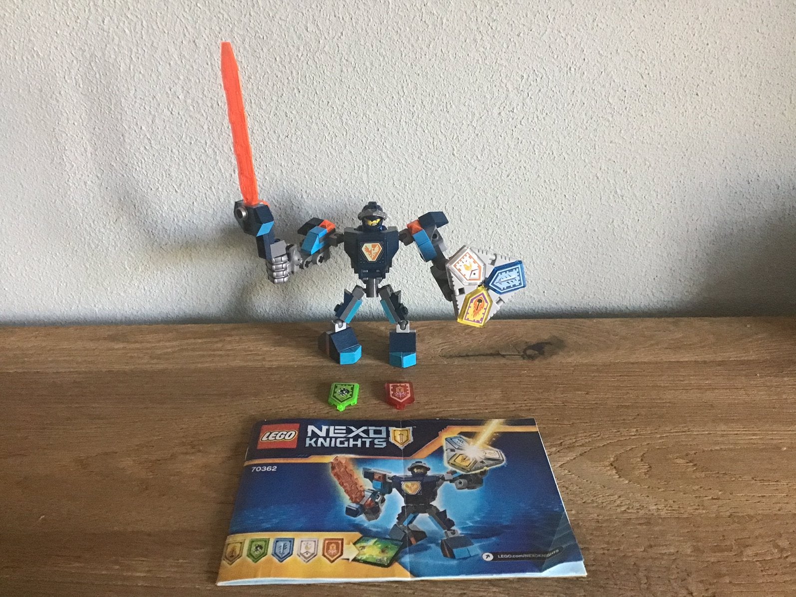 Lego Nexo Knights 70362 -  Battle Suit Clay, Ophalen of Verzenden, Gebruikt