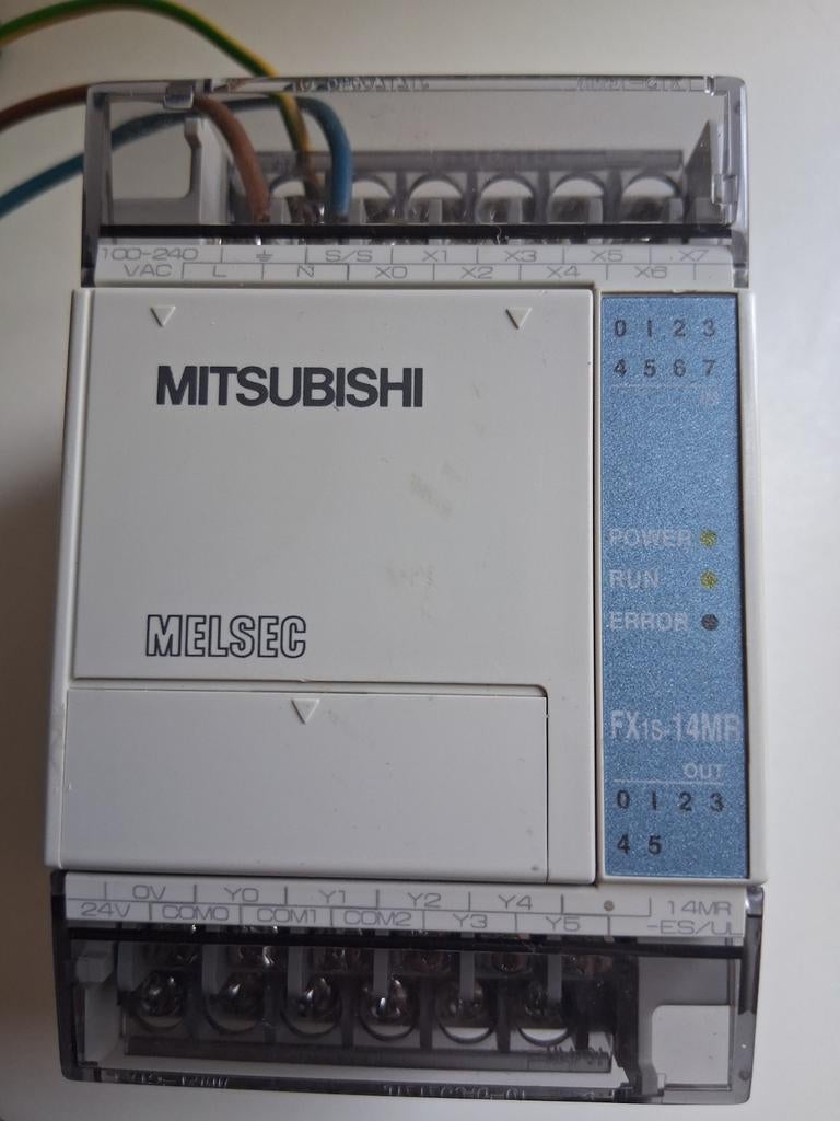 PLC Mitsubishi Melsec programmable controller FX1S-14MR-ES, Ophalen of Verzenden, Zo goed als nieuw