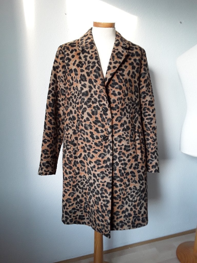 Norah print tussen jas mt 40, Kleding | Dames, Maat 38/40 (M), Zo goed als nieuw, Norah, Meerkleurig