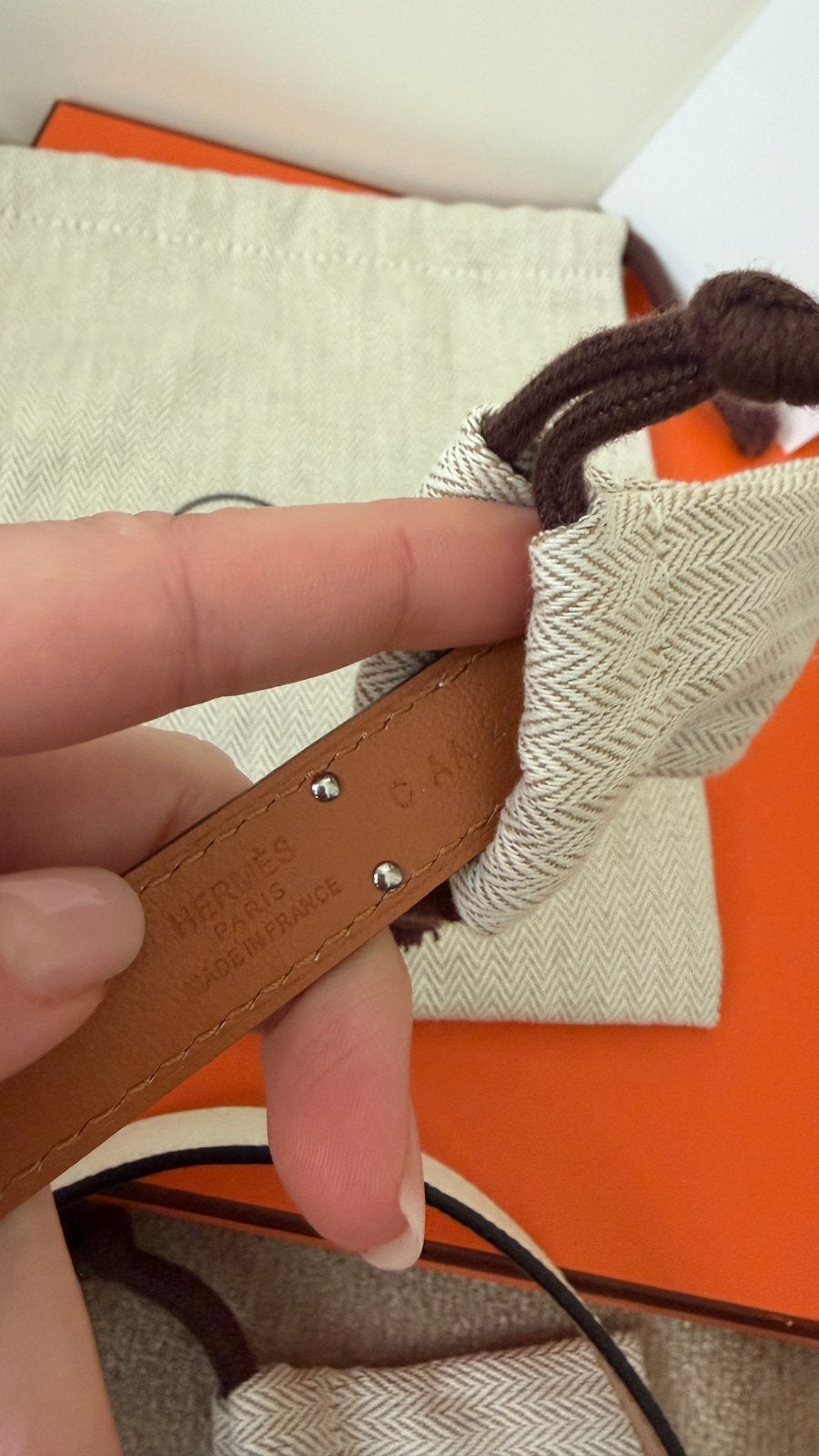 Hermes Kelly riem Kelly belt white, Ophalen of Verzenden, Nieuw