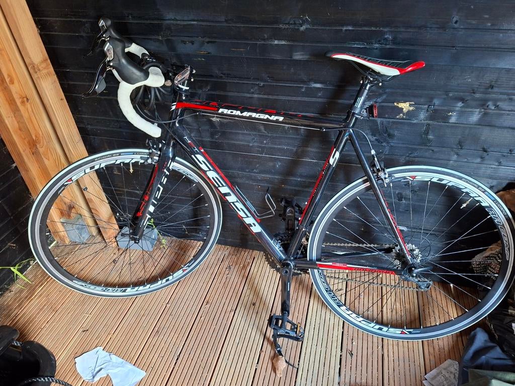 Racefiets Sensa Romagna, frame 58 cm, goede conditie, Fietsen en Brommers, Fietsen | Racefietsen, Aluminium, Zo goed als nieuw