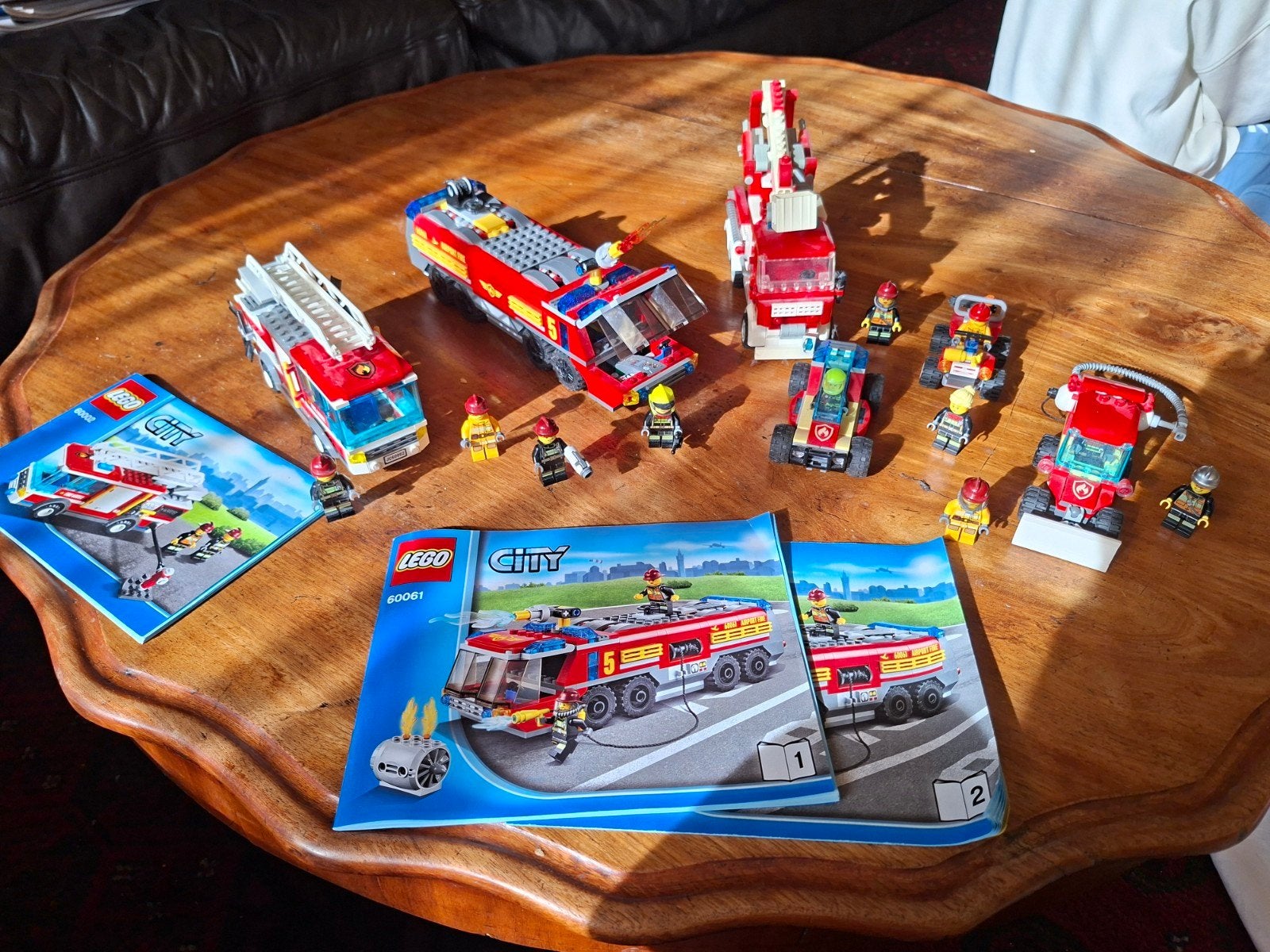LEGO City Brandweer Collectie: 60061 & Extra Voertuigen, Ophalen of Verzenden, Gebruikt, Lego