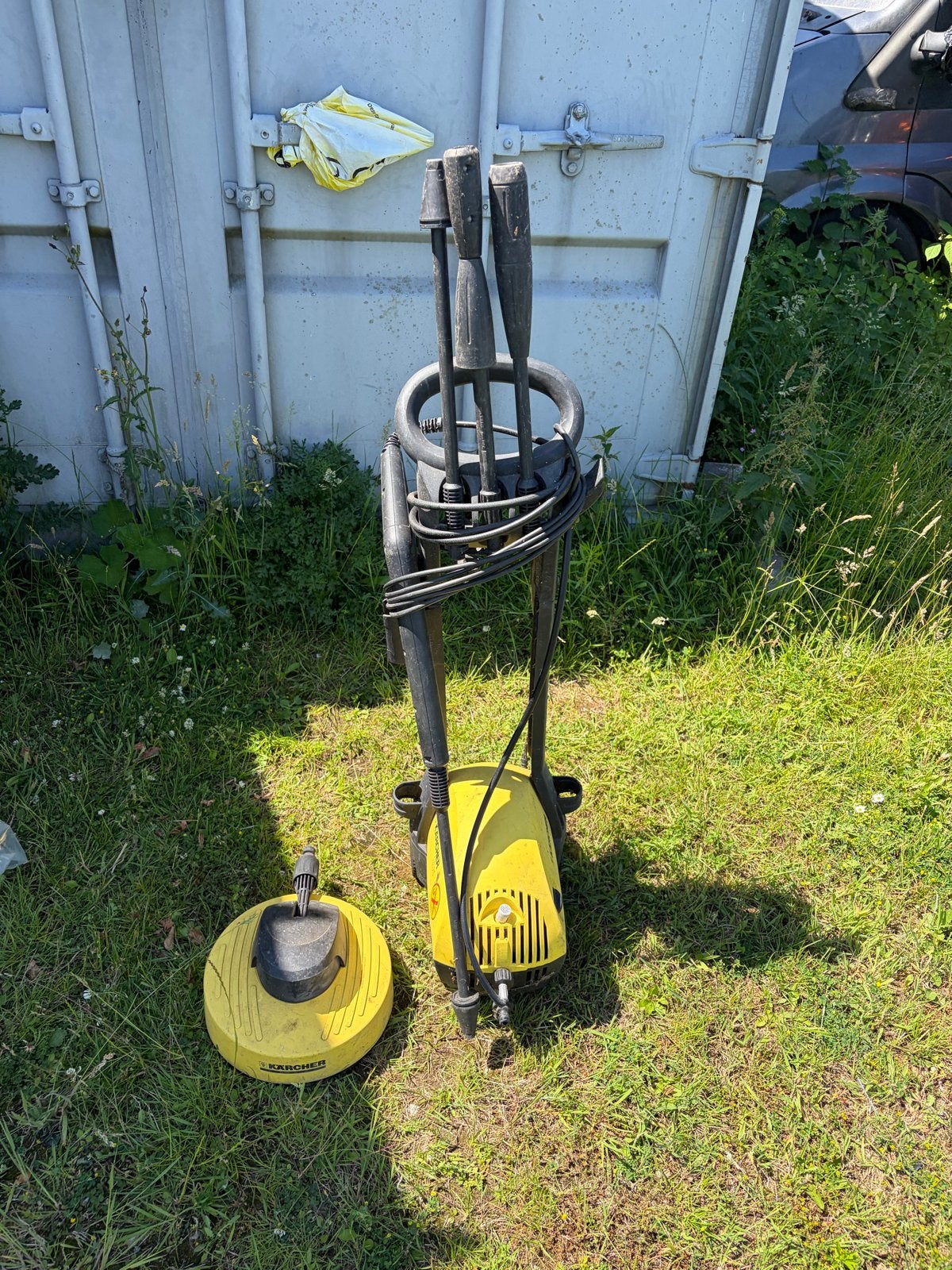 Kärcher 385 Hogedrukreiniger met Terrasreiniger, Ophalen, Gebruikt, Elektrisch