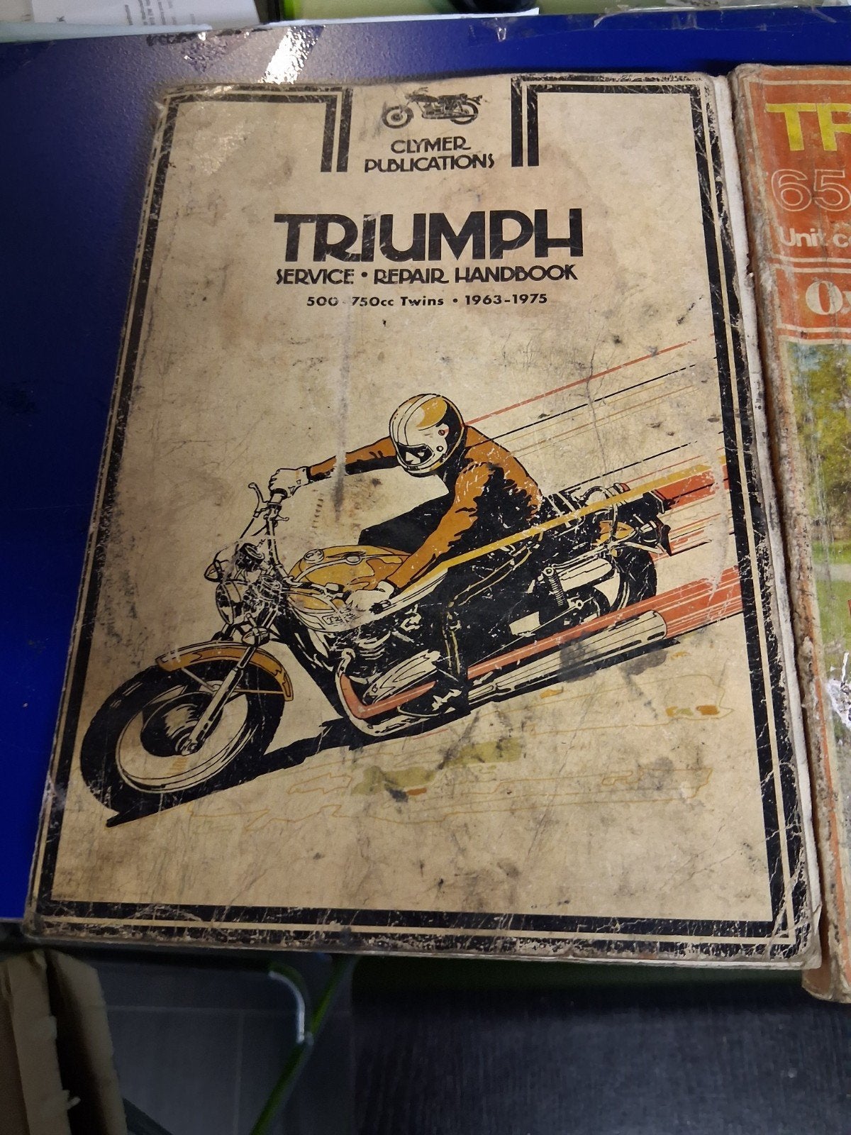 Triumph Bonneville werkplaatshandboeken., Ophalen of Verzenden, Gelezen