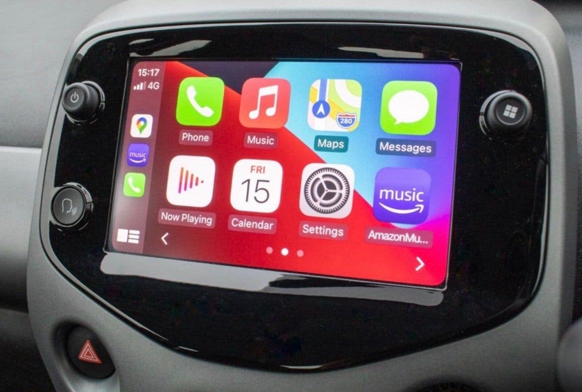 Toyota Aygo , peugout 108, citroen c1X Apple CarPlay Android, Ophalen of Verzenden, Zo goed als nieuw