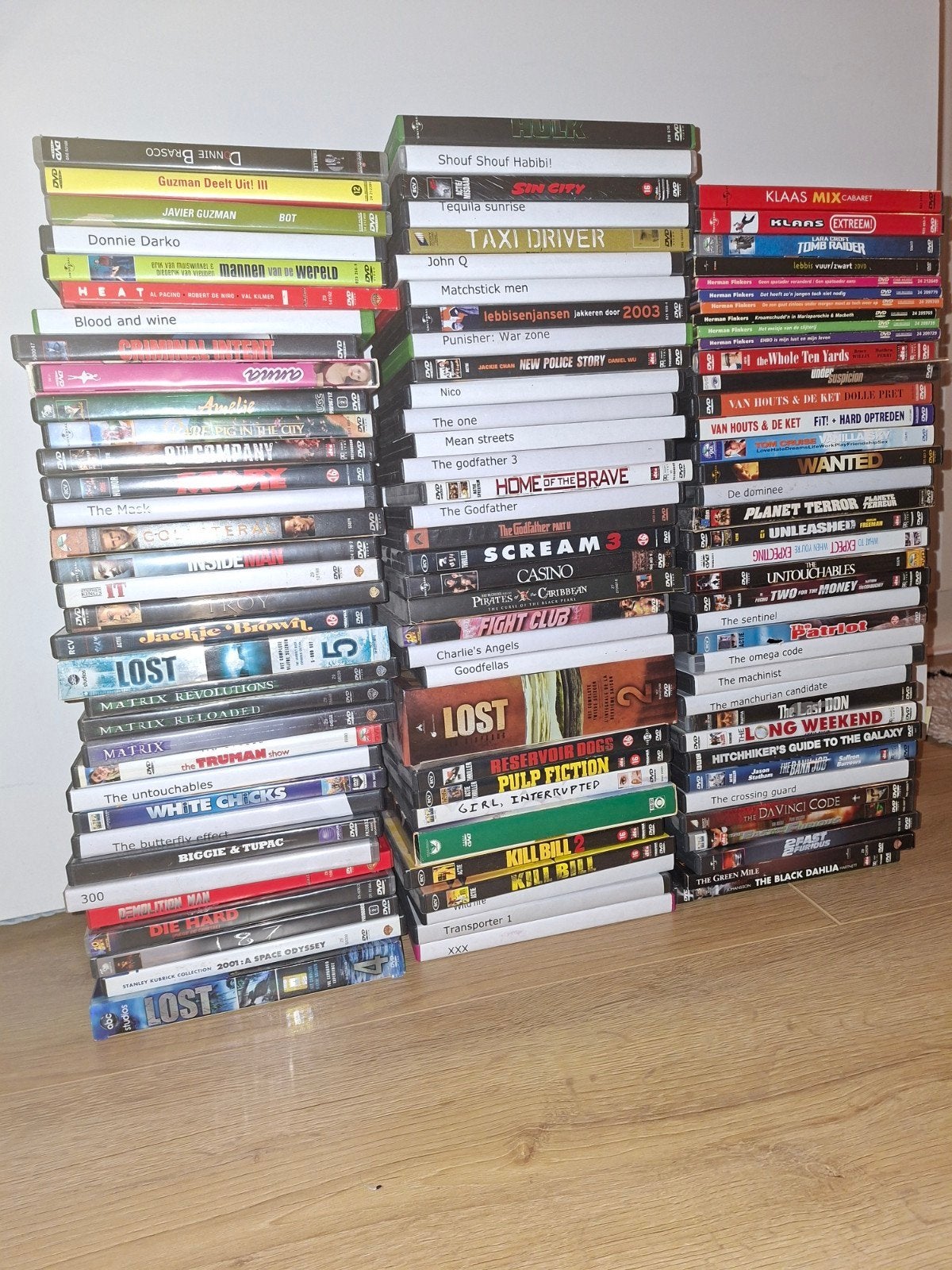 Grote collectie diverse DVD films, Alle leeftijden, Ophalen, Gebruikt