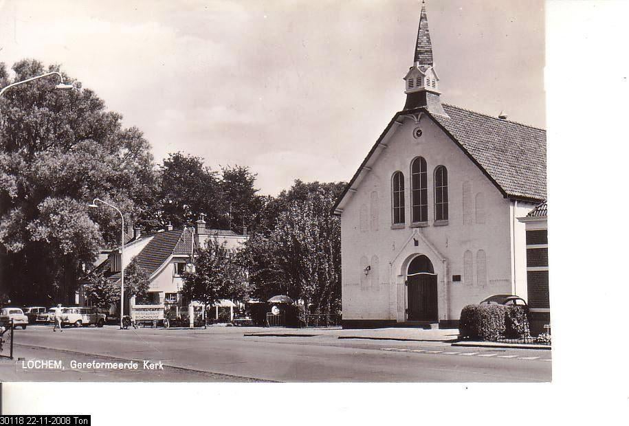 Ansichtkaart	Lochem	Gereformeerde Kerk, Verzenden, 1940 tot 1960, Gelopen, Gelderland