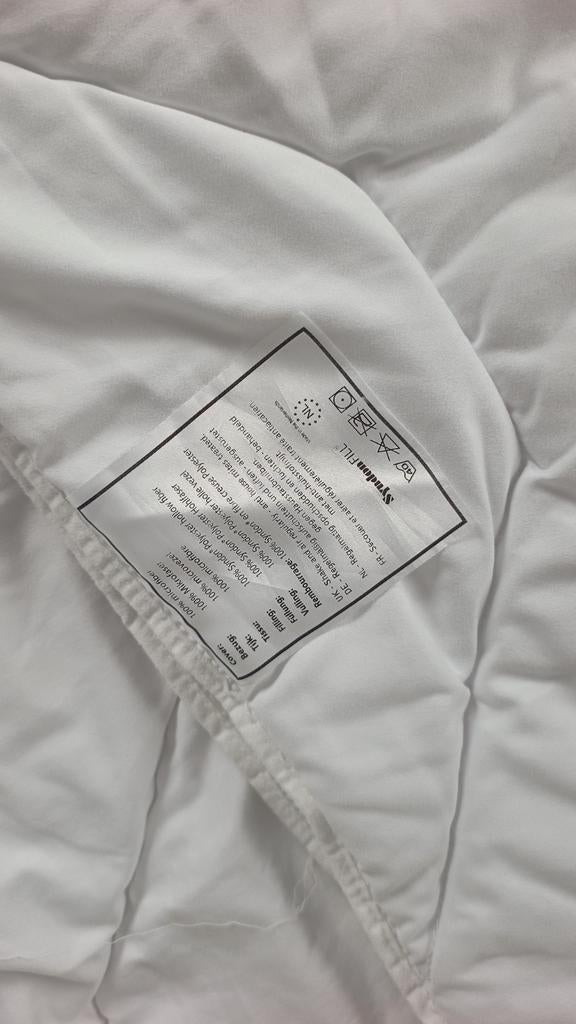 Lits jumeaux dekbed, Gebruikt, Overige maten, Wit, Ophalen of Verzenden