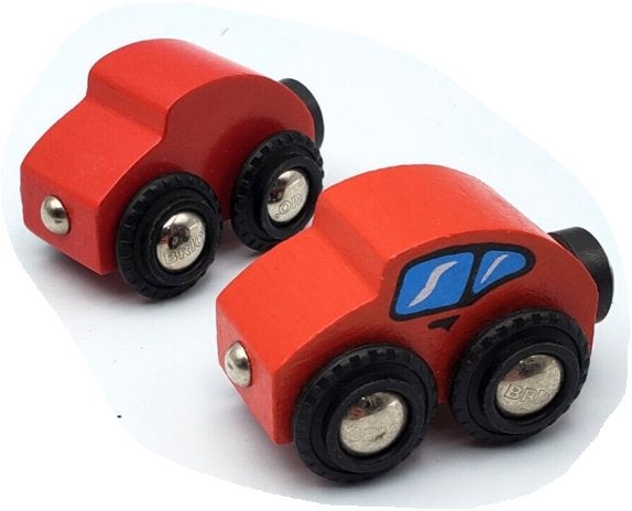 BRIO houten auto, Ophalen of Verzenden, Gebruikt