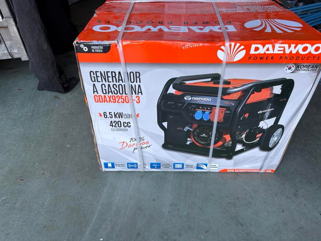 Daewoo aggregaat nieuw, Ophalen, Nieuw, 30 kVA of meer, Benzine
