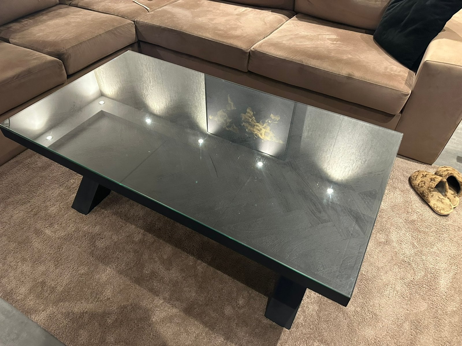Foto 2 van Salontafel te koop met glasplaat